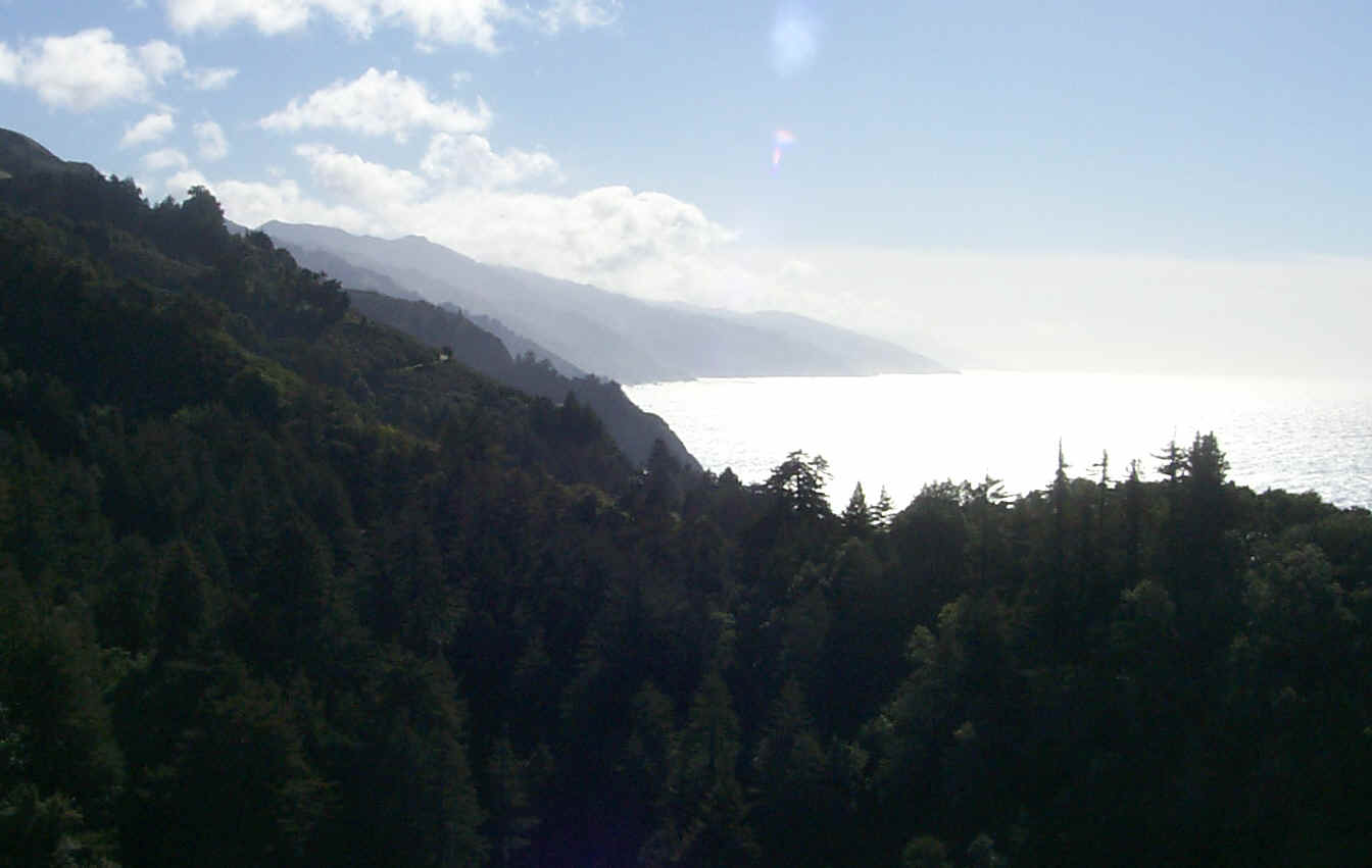 Sun over Big Sur