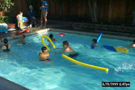 Kids enjoyed the pool