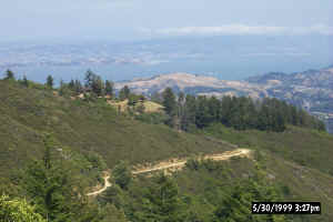 The trail down - 7 miles to downtown Mill Valley