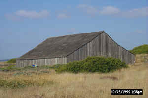 A sheep barn