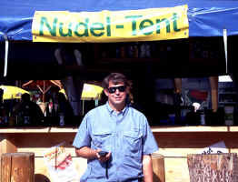 Jon at the Nudel Tent