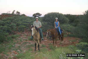 Jon and Care Ride Out in the Sunset