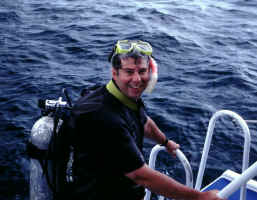 Jon Diving on the Great Barrier Reef