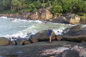 Jon at the Turtle Cove