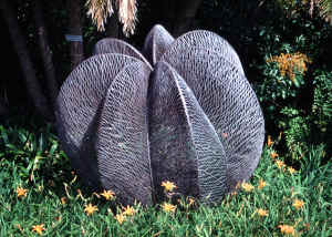 Wire Sculpture in Botanical Gardens