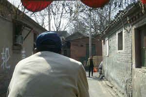 Riding along in the Hutong