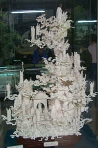 Carved ivory from Chen Hall