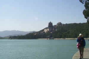 View of Lake approaching the Summer Palace