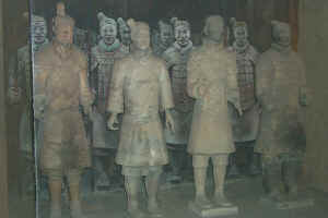 Terra Cotta Soldiers in the Museum