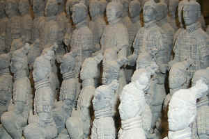 The many faces of the terra cotta warriers