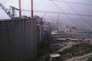 Yantgze Dam Under Construction