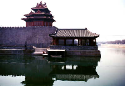 Moat around the Forbidden City in Beijing
