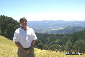 Jon with Napa in the background