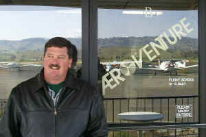 My Instructor, Lew Peterson, at Aeroventure 