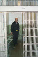 Tourist behind bars...