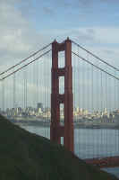 Golden Gate Bridge and the city