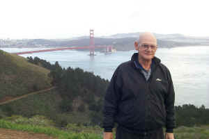 Dad at the bridge