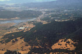 Mt Burdell from the Air
