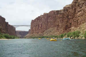 Heading Toward the Navajo Bridge
