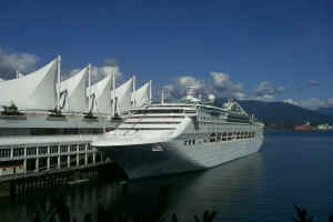 Sun Princess at the terminal