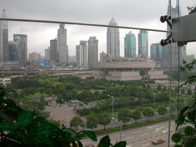 Shanghai Art Museum from Urban Planning Museum