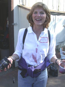 Wine and a White Shirt