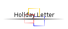 Holiday Letter