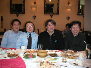 Philip, Mr. Wong, Jon, Jacob at the Red Basil