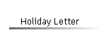 Holiday Letter