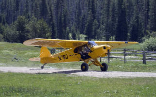 Super Cub to the barn