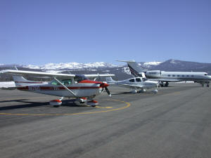 Angel Flight Aircraft at Truckee airport