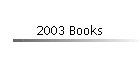 2003 Books