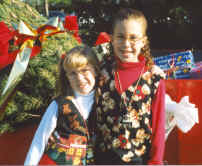 Emily and Erin Christmas '98 photo