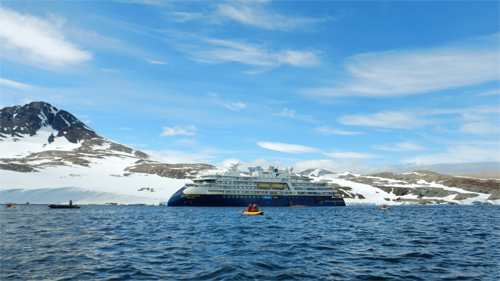 Kayaking in Marguerite Bay