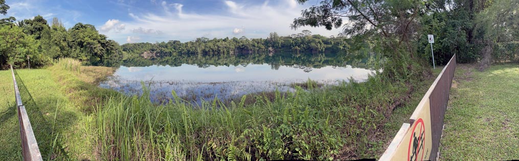 Pulau Ubin quarry pano