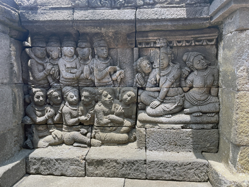 Borobudhur frieze