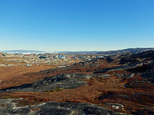Illulissat from ice fjord